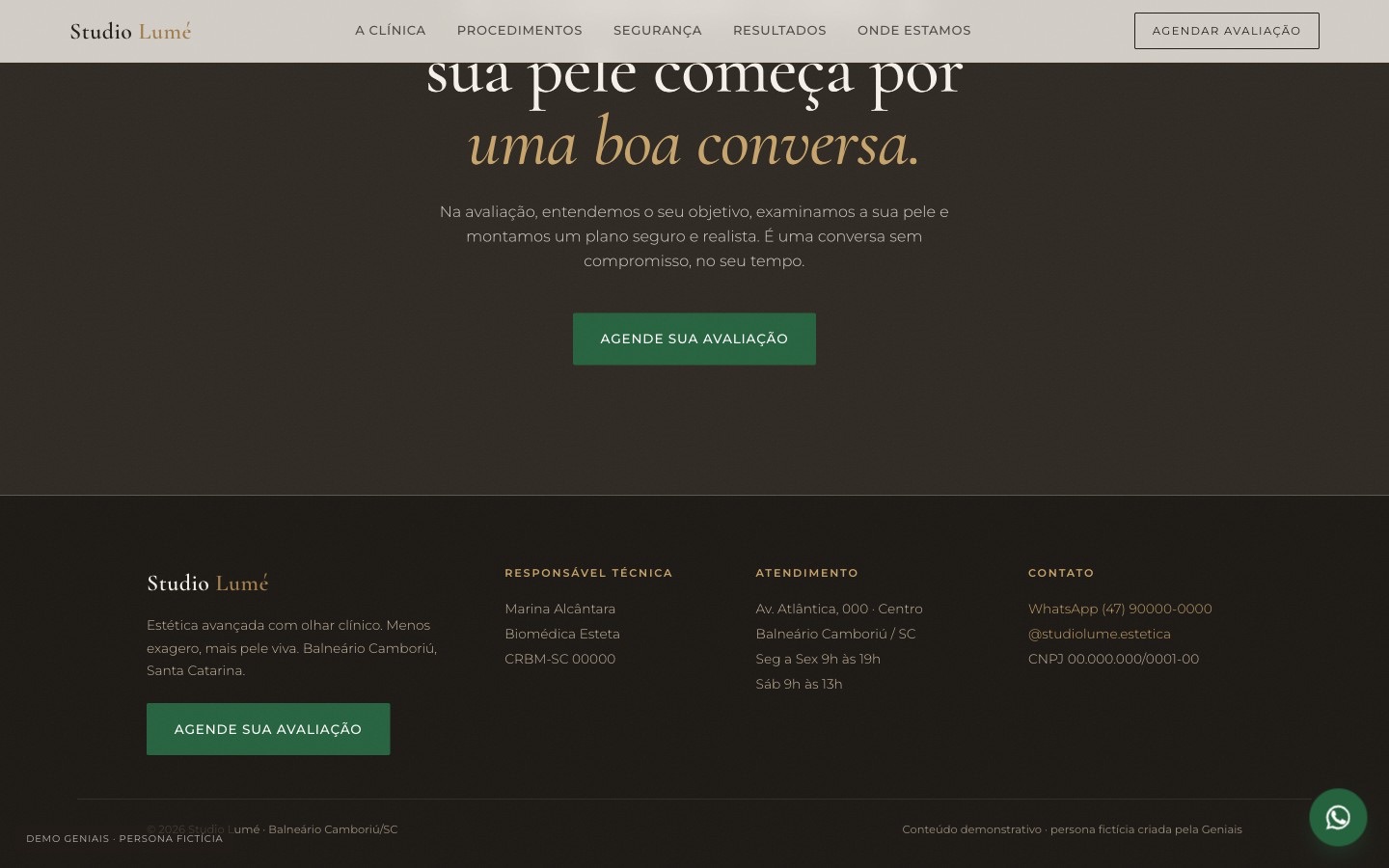 Site Studio Lumé